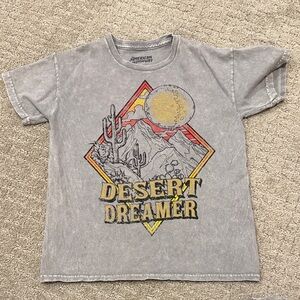 Desert Dreamer Kids Gray Graphic Tee